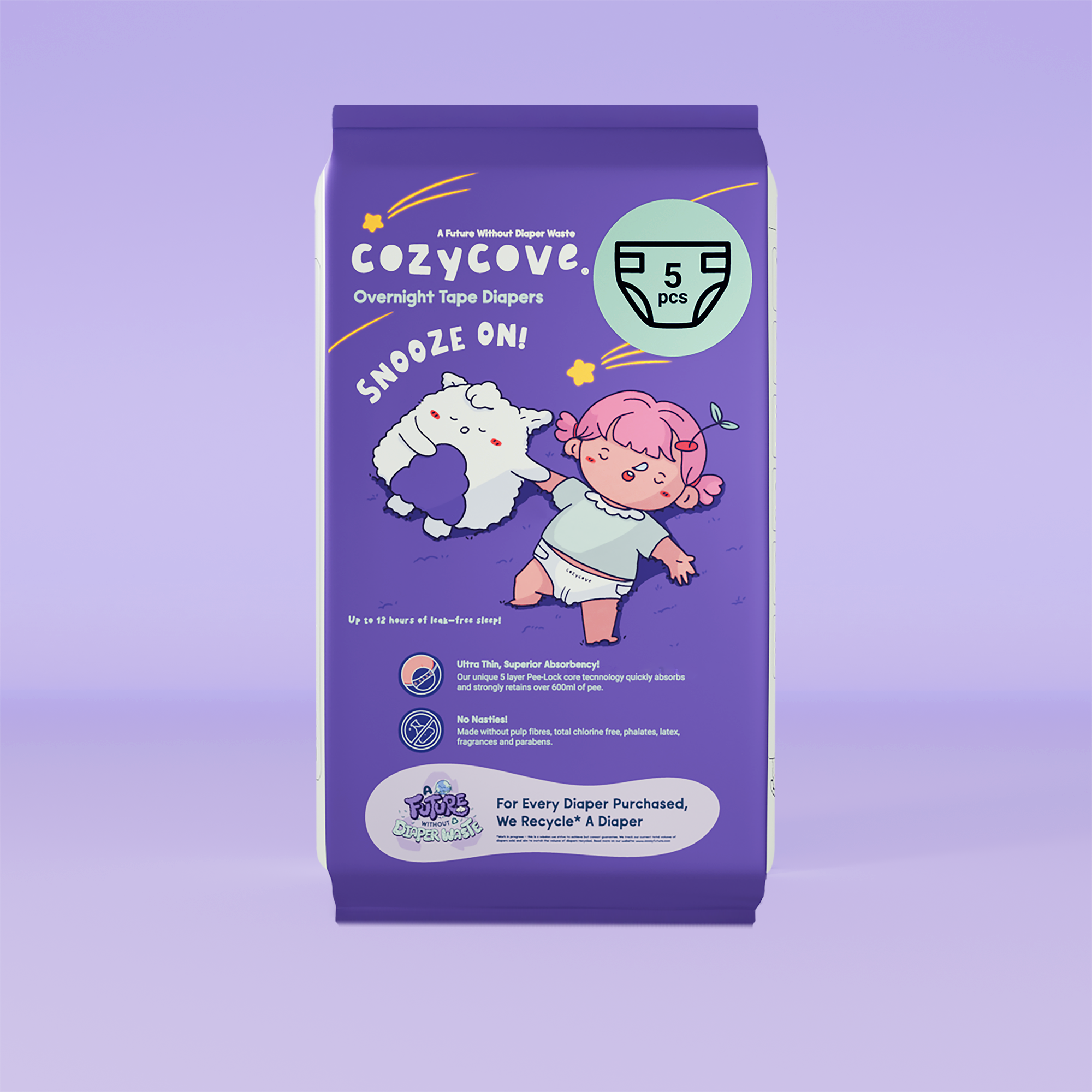 Snooze On Overnight Tape Diapers