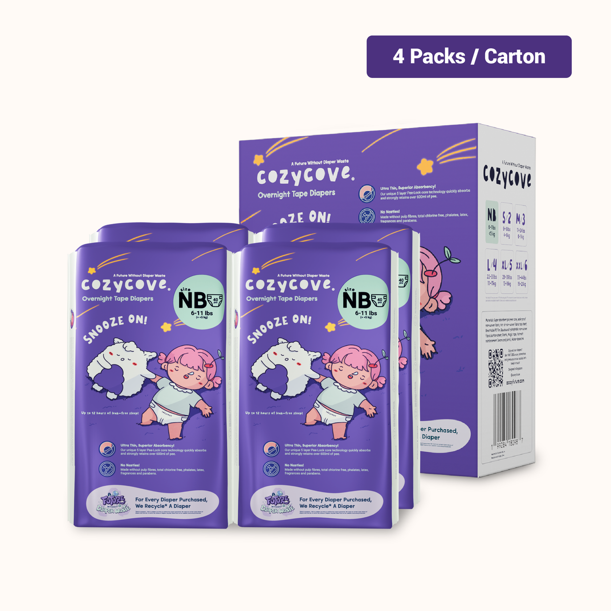 Cozycove Diaper Carton